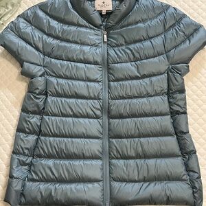 NWOT Martha Stewart S Blue Puffer Vest